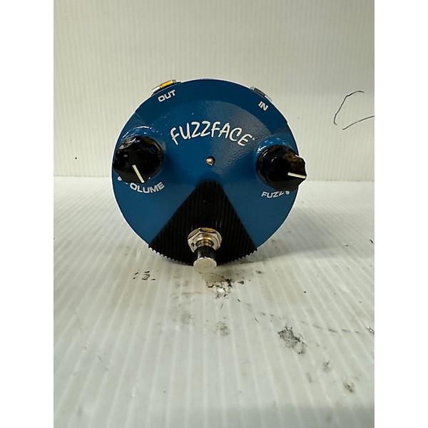 Used Dunlop FFM1 Silicon Fuzz Face Mini Blue Effect Pedal