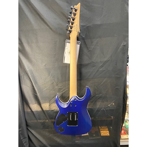 Used Ibanez Used Ibanez RGAR42FMMT Trans Blue Solid Body Electric Guitar