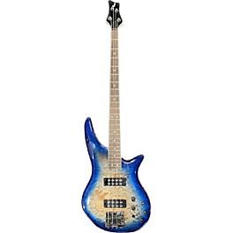 Used Jackson Used Jackson Sbxq IV Amber Blue Electric Bass Guitar