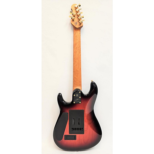 Used Ernie Ball Music Man Used Ernie Ball Music Man Jason Richardson Signature Cutlass 7 Rorschach Red Solid Body Electric...