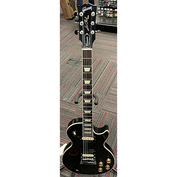 Used Gibson Used Gibson Les Paul Classic Ebony Solid Body Electric Guitar