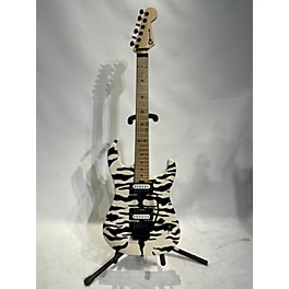 Used Charvel Used 2021 Charvel PRO MOD Dk22 SATCHEL BENGAL STRIPES Black And White Solid Body Electric Guitar