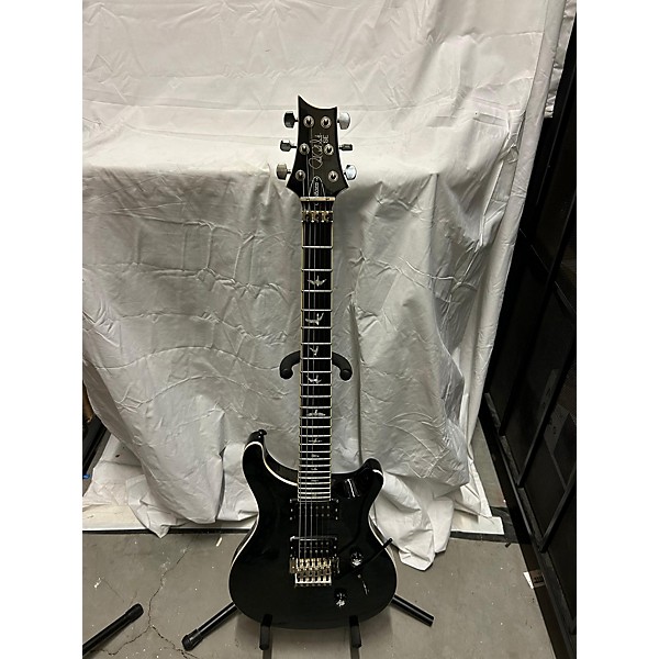 Used PRS Used PRS SE Custom 24 Black Solid Body Electric Guitar