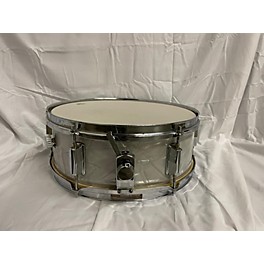 Used BOSS Used Tempro 5.5X14 Snare Drum White Marine