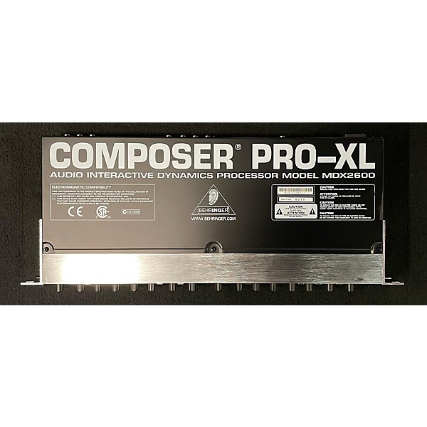 Used Behringer COMPOSER PRO-XL MDX2600 Compressor