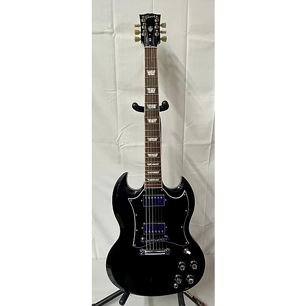 Used Gibson Used 2005 Gibson SG Standard Ebony Solid Body Electric Guitar  Ebony | Guitar Center