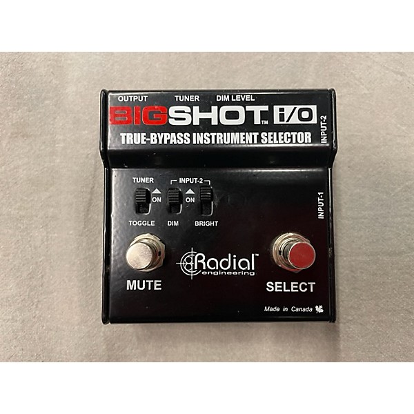 Used Radial Engineering Bigshot I/O True Bypass Selector Pedal