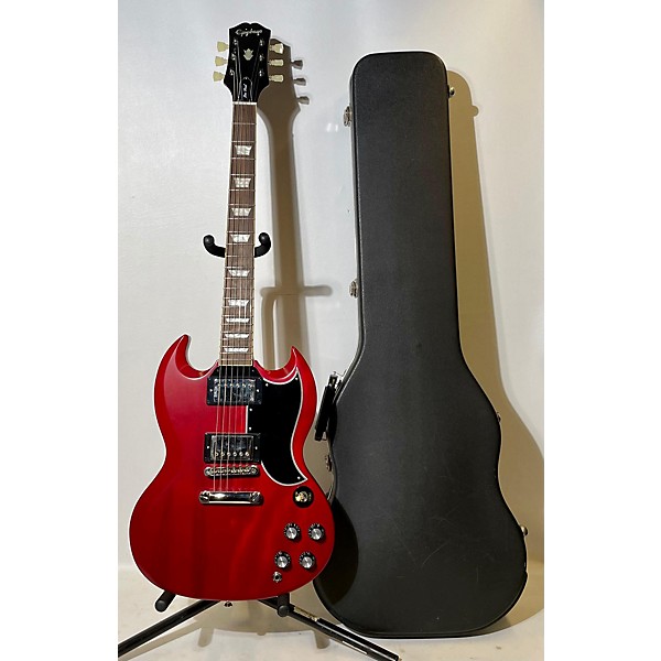 Used Epiphone Used Epiphone 1961 Les Paul SG Standard Cherry Solid Body Electric Guitar