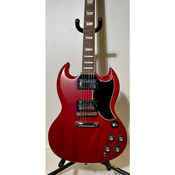 Used Epiphone Used Epiphone 1961 Les Paul SG Standard Cherry Solid Body Electric Guitar