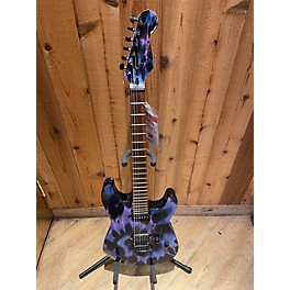 Used Fender Used 2005 Fender Special Edition Tie-Dye Showmaster Stratocaster HIPPIE BLUE Solid Body Electric Guitar