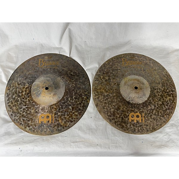 Used MEINL 14in Byzance EX Dry Medium Hi Hat Pair Cymbal