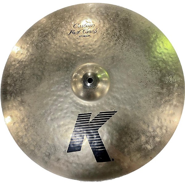 Used Zildjian 17in K Custom Fast Crash Cymbal