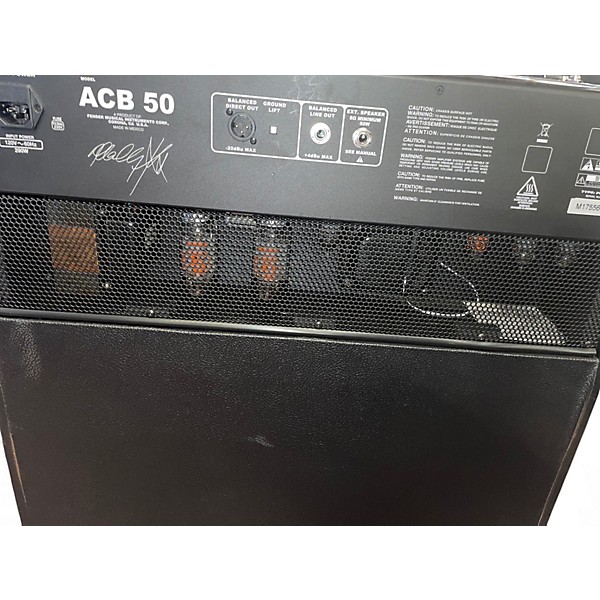 Used Fender ACB50 ADAM CLAYTON Tube Bass Combo Amp