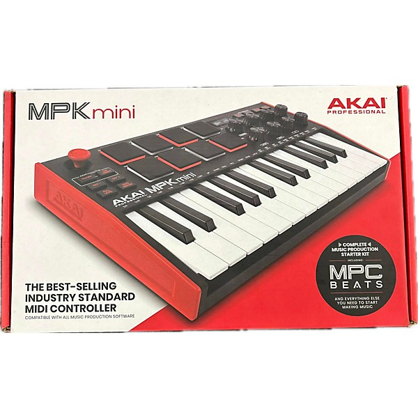 Used Akai Professional MPK Mini MIDI Controller