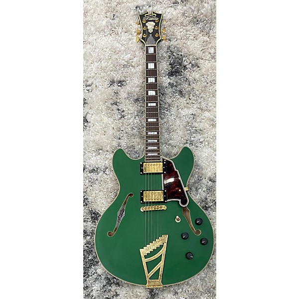 Used D'Angelico Used D'Angelico Deluxe Sstp Green Hollow Body Electric Guitar