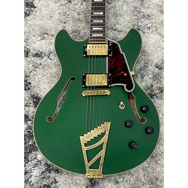 Used D'Angelico Used D'Angelico Deluxe Sstp Green Hollow Body Electric Guitar