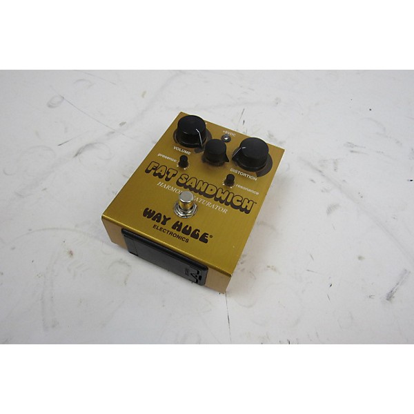 Used Way Huge Electronics WHE301 Fat Sandwich Harmonic Saturator Distortion  Effect Pedal