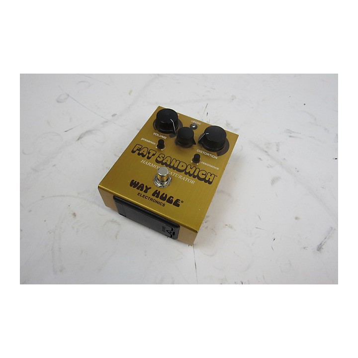 Used Way Huge Electronics WHE301 Fat Sandwich Harmonic Saturator Distortion  Effect Pedal