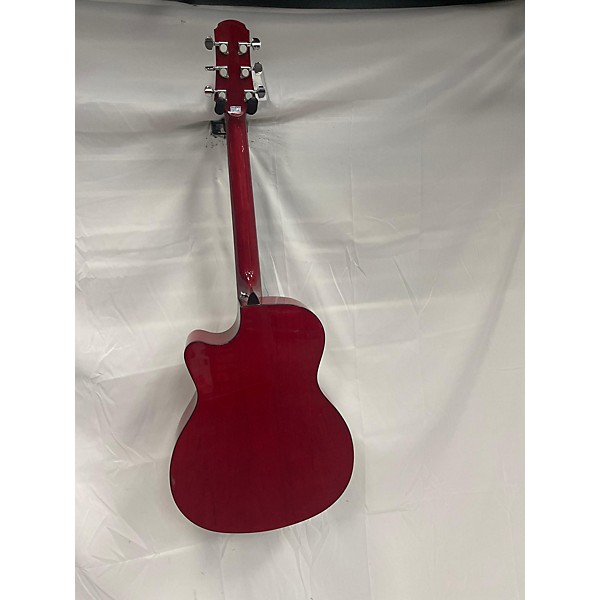 Used Used Ashland By Crafter AFCE-10 Candy Apple Red Acoustic Electric Guitar