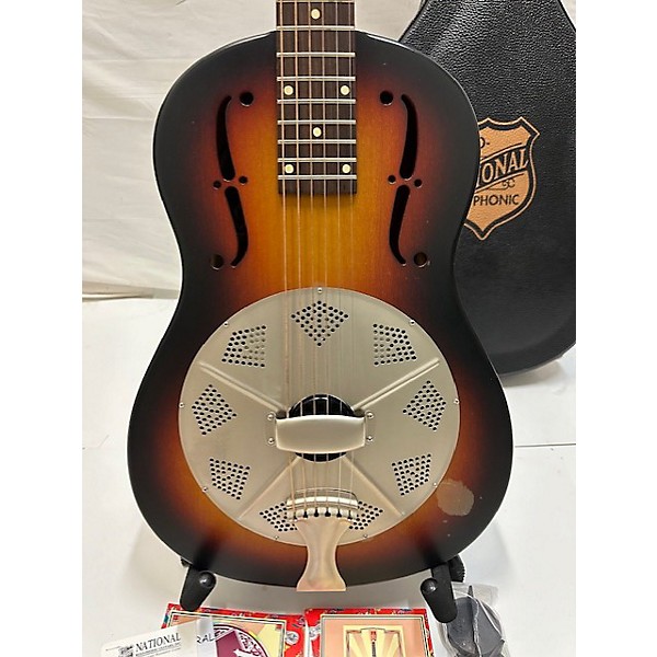 Used National 2009 Triolian Wood Body Proto 2 Resonator Guitar