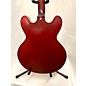 Used Gibson Used Gibson ES335 Satin Red Hollow Body Electric Guitar