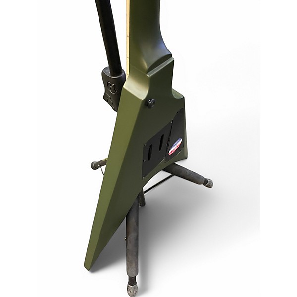 Used ESP Arrow MILITARY GREEN Solid Body Electric Guitar