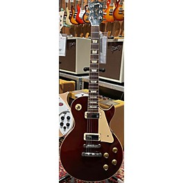 Vintage Gibson Vintage 1977 Gibson Les Paul Deluxe Wine Red Solid Body Electric Guitar