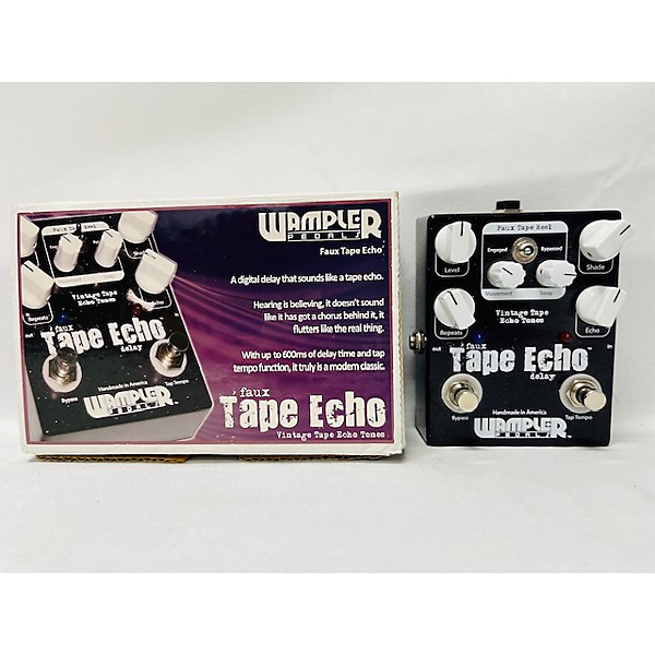 Used Wampler Faux Tape Echo Delay Effect Pedal