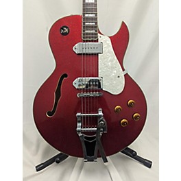 Used Waterstone Used Waterstone Semi Hollow Red Sparkle Hollow Body Electric Guitar