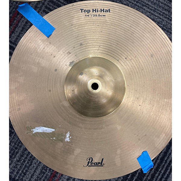 Used Pearl 14in Hi Hat Pair Cymbal