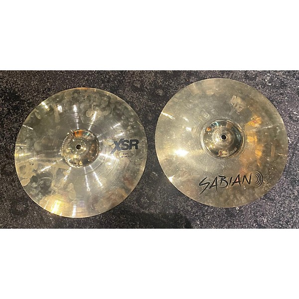 Used SABIAN 14in XSR Hi Hat Pair Cymbal