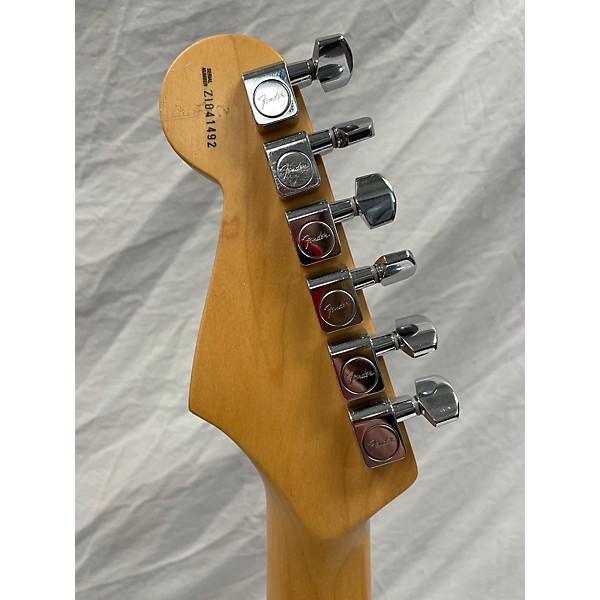 Used Fender Used 2010 Fender American Standard Stratocaster Metallic Aqua Marine Solid Body Electric Guitar