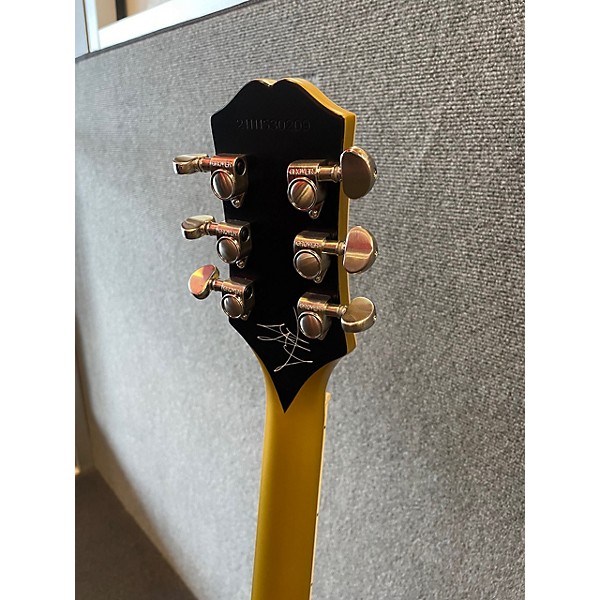 Used Epiphone Used Epiphone Jared James Nichols "blues Power" Les Paul Custom Gold Solid Body Electric Guitar