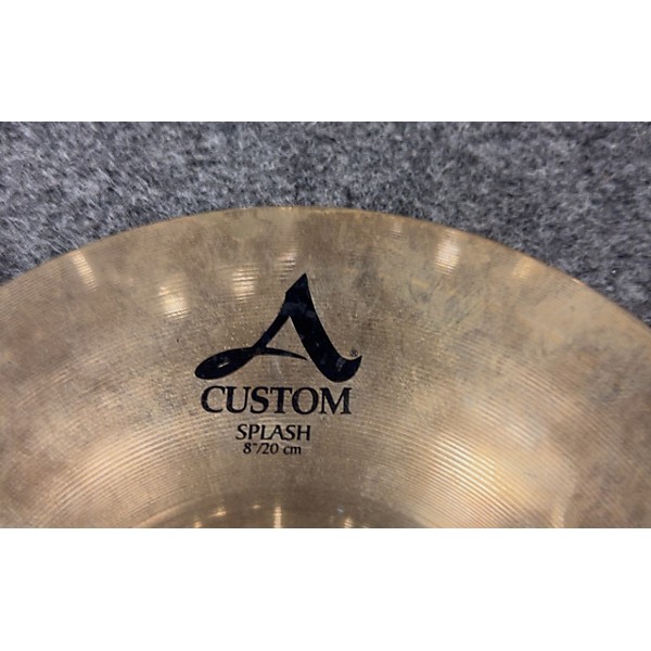 Used Zildjian 8in A Custom Splash Cymbal