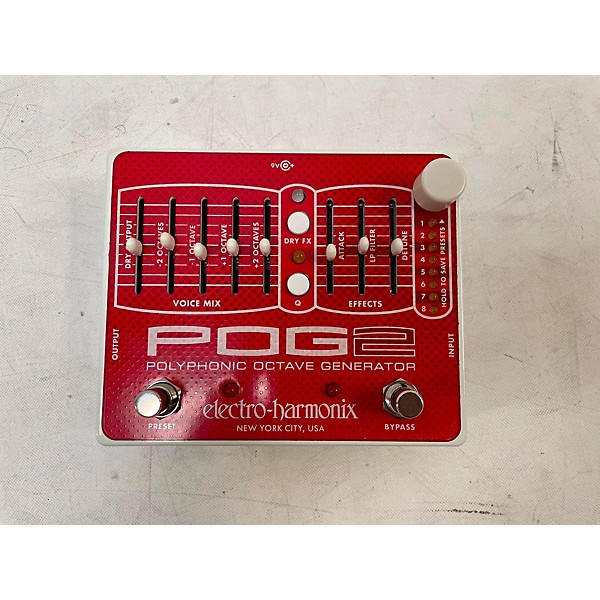 Used Electro-Harmonix Pog2 Polyphonic Octave Generator Effect Pedal |  Guitar Center