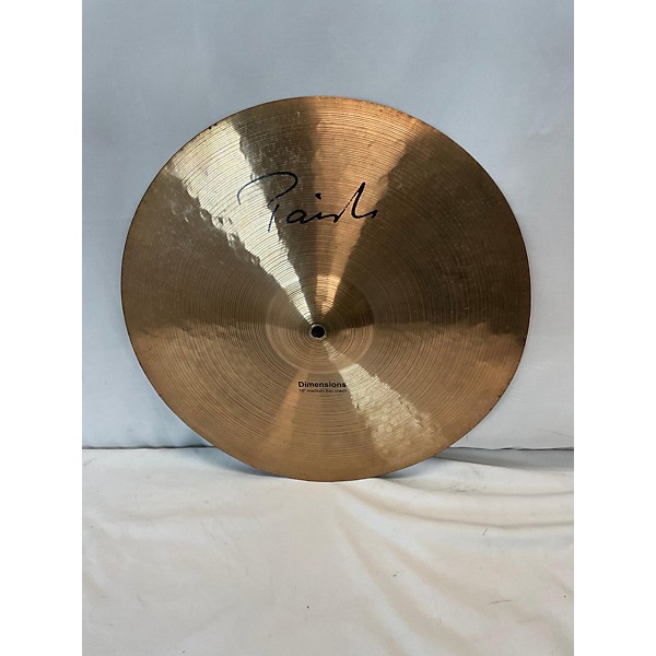 Used Paiste 16in DIMENSIONS Cymbal