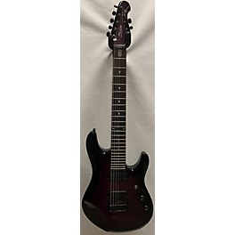 Used Sterling by Music Man Used Sterling By Music Man John Petrucci JP157 7 String Trans Purple Solid Body Electric Guitar