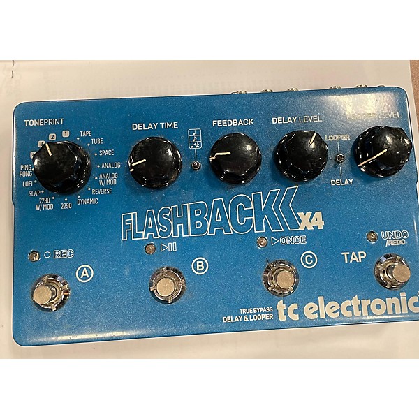 Used TC Electronic Flashback X4 Delay And Looper Effect Pedal | Guitar  Center