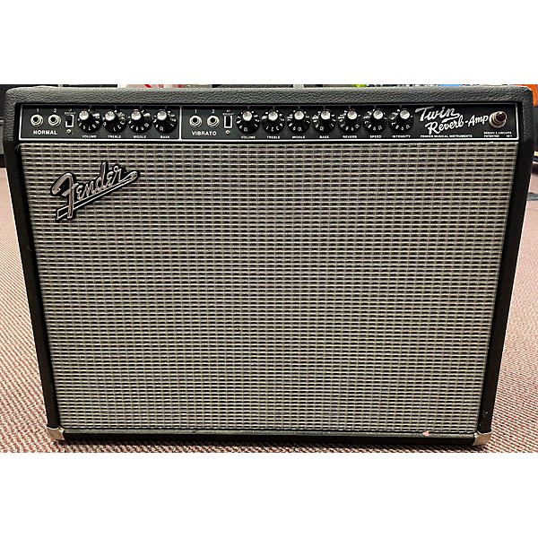 Used Fender Used Fender 1965 Reissue Twin Reverb 85W 2x12 Tube Guitar Combo Amp