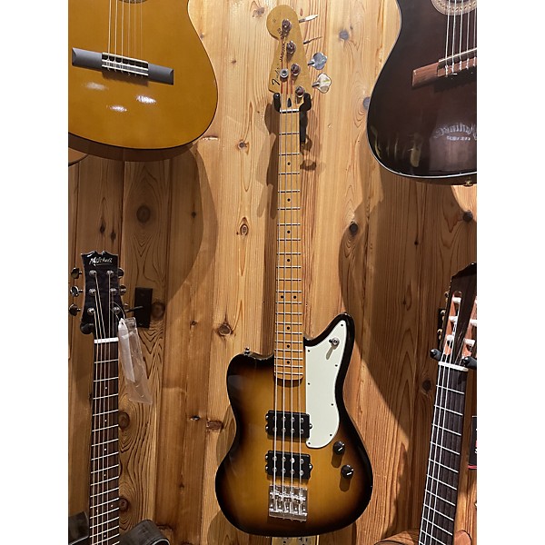 Used Fender Player Reverse Jaguar Electric Bass Guitar