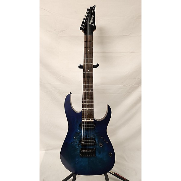 Used Ibanez Used Ibanez RG7421PB Blue Sapphire Solid Body Electric Guitar