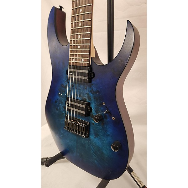 Used Ibanez Used Ibanez RG7421PB Blue Sapphire Solid Body Electric Guitar