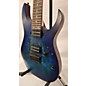 Used Ibanez Used Ibanez RG7421PB Blue Sapphire Solid Body Electric Guitar