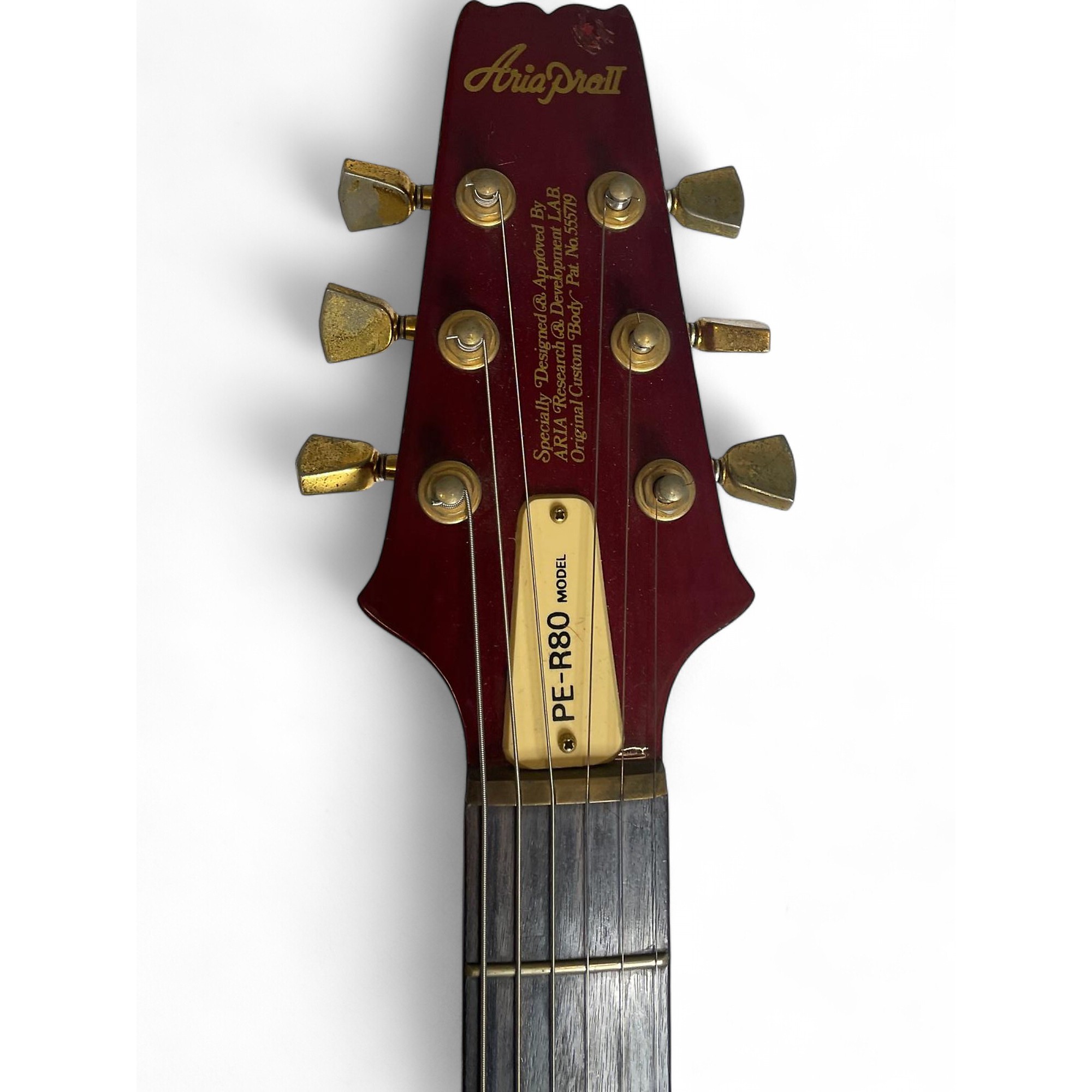 Used Aria ARIA PRO II PE-R80 Japan Red Solid Body Electric Guitar