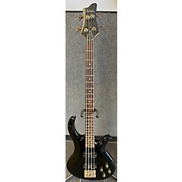 Used Ampeg Used Schecter Guitar Research Riot 4 String Black Electric Bass Guitar