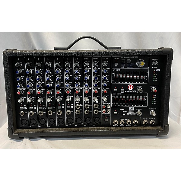 Used Harbinger LP9800 Powered Mixer