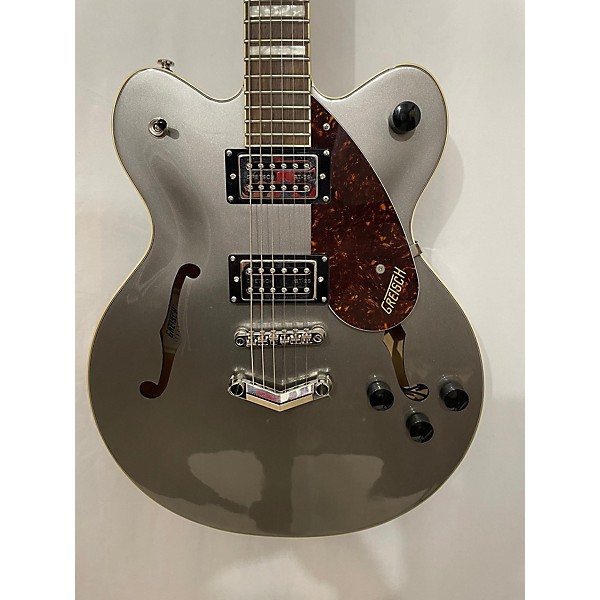 Used Gretsch Guitars Used Gretsch Guitars G2622 Streamliner Center Block Silver Hollow Body Electric Guitar