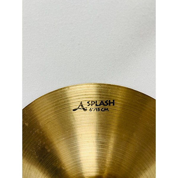 Used Zildjian 6in A Custom Splash Cymbal