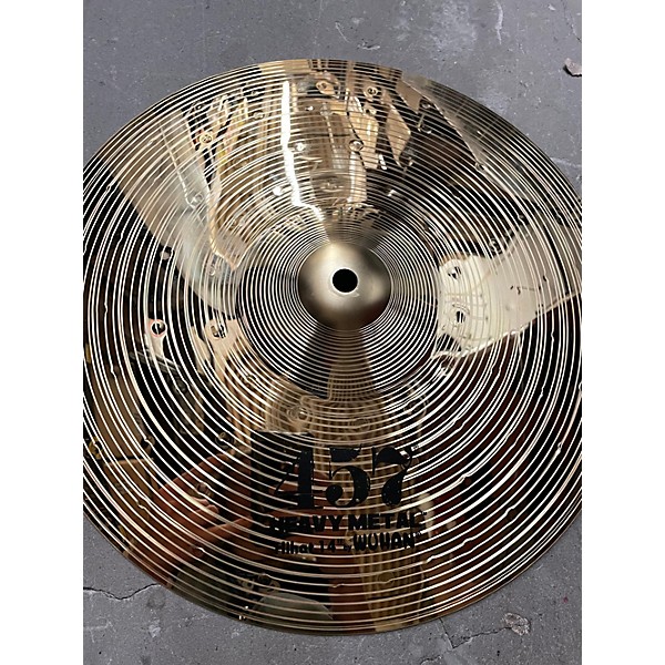 Used Wuhan Cymbals & Gongs 14in 457 HEAVY METAL HI-HAT PAIR Cymbal