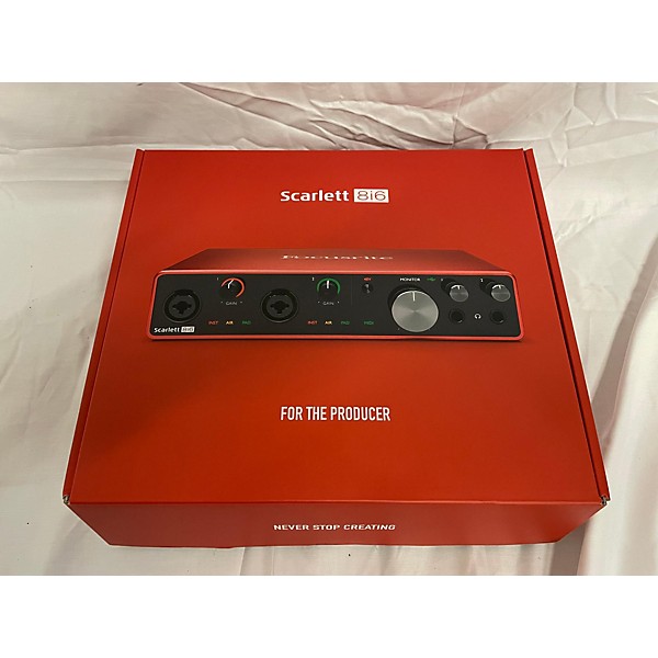 Used Focusrite Scarlett 8i6 Gen 3 Audio Interface